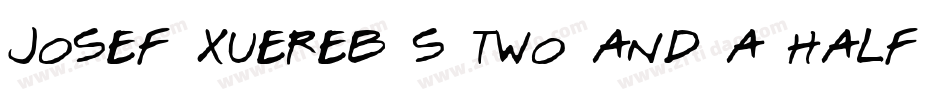 Josef Xuereb s Two and a Half Men字体转换